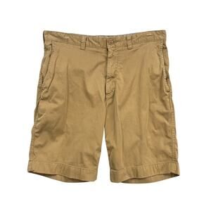 Cremieux Shorts Mens 33 Spice Cotton Stretch 9 In Flat Front Chino Casual Golf